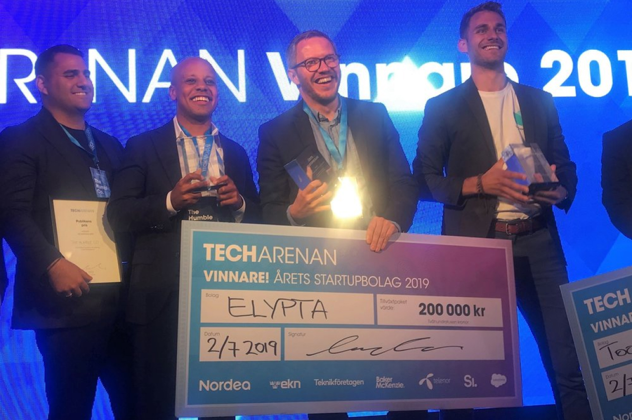 Elypta named Nordic start-up of the year in the Serendipity Challenge